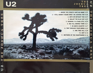 U2 the joshua tree