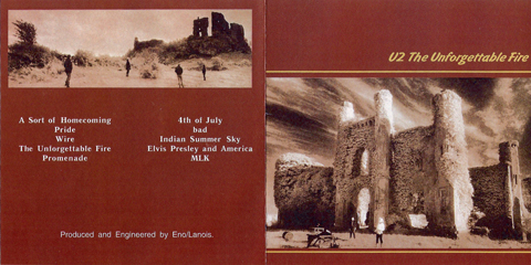 U2 the unforgettable fire