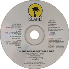 U2 the unforgettable fire