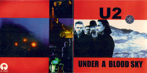 U2 under a blood red sky