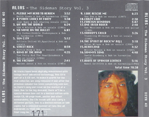 Bob Dylan - Alias The Sideman Story Vol. 3