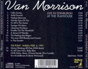 Van Morrison - Live In Edinburgh At The Playhouse