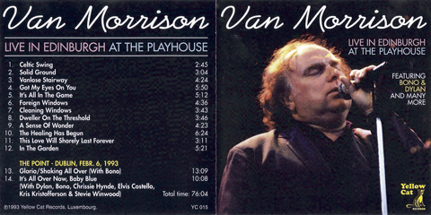 Van Morrison - Live In Edinburgh At The Playhouse
