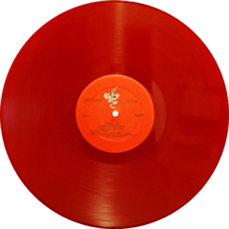 U2 2 sides live bug 101 handmade red vinyl