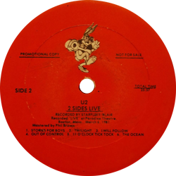 U2 2 sides live bug 101