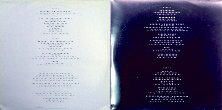 U2 a collection of u2's inedit live & studio rarities From 1978 To 1986