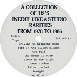 U2 a collection of u2s inedit live & studio rarities