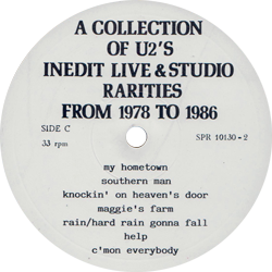 U2 a collection of u2s inedit live & studio rarities