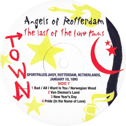 U2 angels of rotterdam label 07