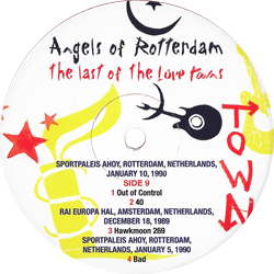 U2 angels of rotterdam label 09