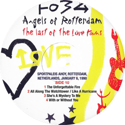 U2 angels of rotterdam label 10