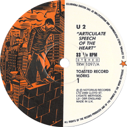 U2 articulate speech of the heart uk notorius