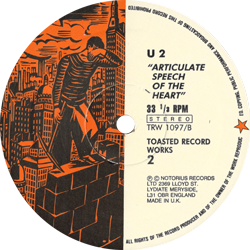 U2 articulate speech of the heart uk notorius