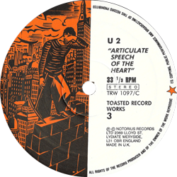 U2 articulate speech of the heart uk notorius