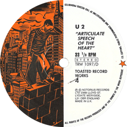 U2 articulate speech of the heart uk notorius