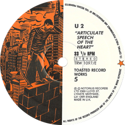 U2 articulate speech of the heart uk notorius