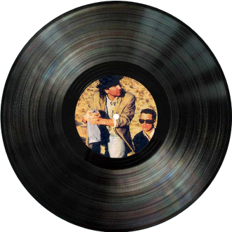 U2 bbc concert black picture label