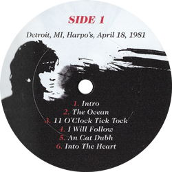 U2 boys at harpos casino rec