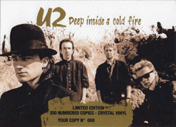 U2 Deep Inside A Cold Fire certificate