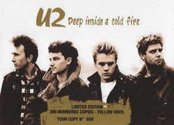 U2 Deep Inside A Cold Fire certificate