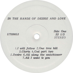 U2 in the hands of desire and love