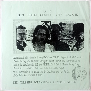 U2 in the name of love
