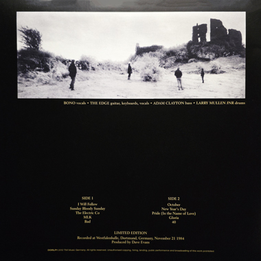 U2 in the name of love