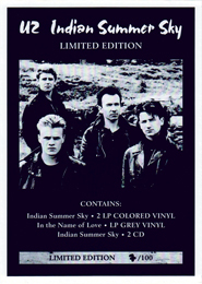 U2 indian summer sky limited edition