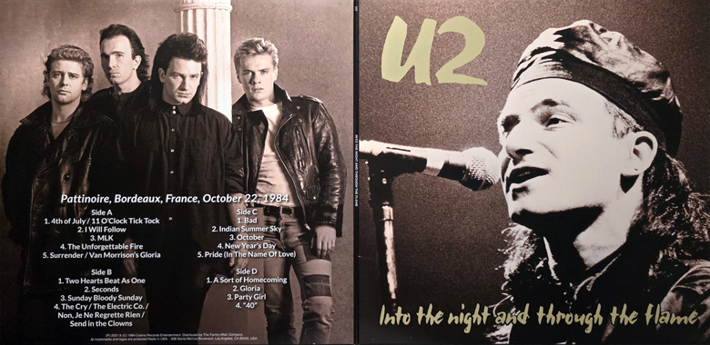 U2 into the night and through the flame