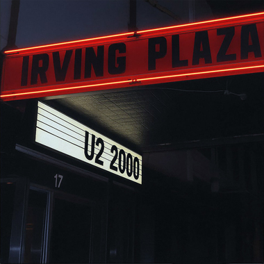 U2 Irving Plaza - U2 2000 front