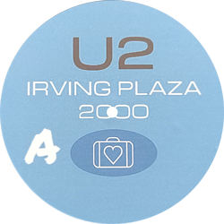 U2 Irving Plaza - U2 2000