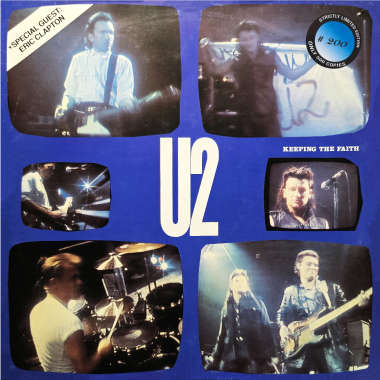 U2 keeping the faith easter records stickered 1