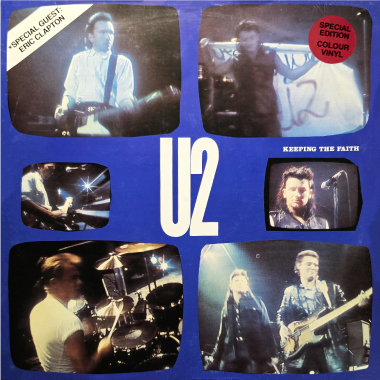U2 keeping the faith easter records stickered 2