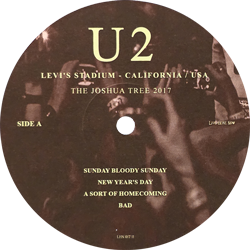 U2 levis stadium california usa