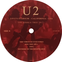 U2 levis stadium california usa