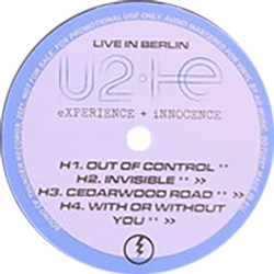 U2 live in berlin thunder records