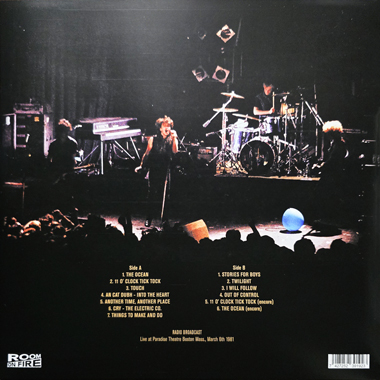 U2 live in boston 1981