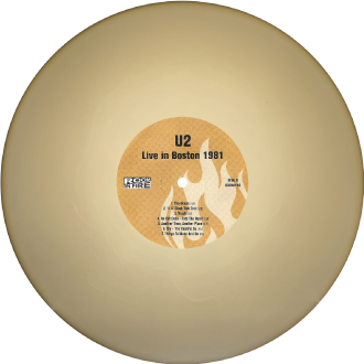 U2 live in boston 1981 room on fire