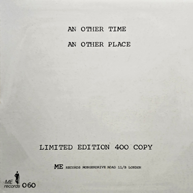 U2 Live In Boston / An Other Time - An Other Place