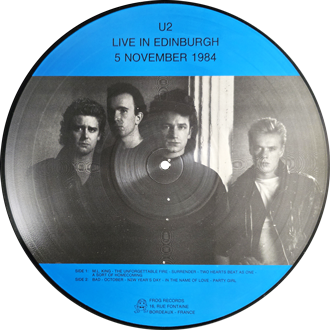 U2 Live In Edinburgh - 5 November 1984