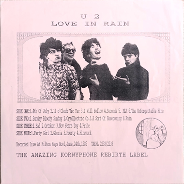 U2 love in rain