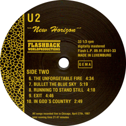 U2 new horizon flashback
