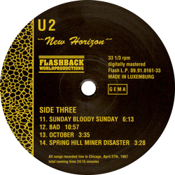 U2 new horizon flashback