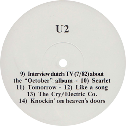 U2 odds demos from 1978 to 1983