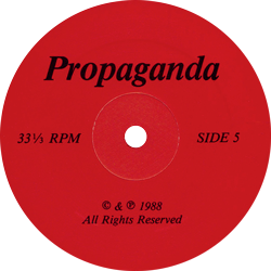 U2 propaganda walkin on water rec