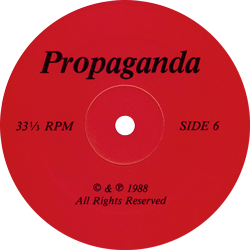 U2 propaganda walkin on water rec