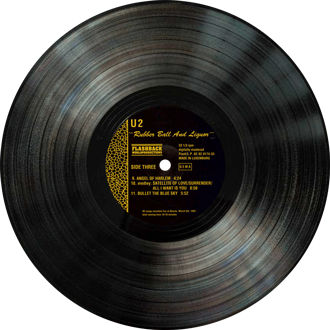 U2 rubber ball and liquor lp