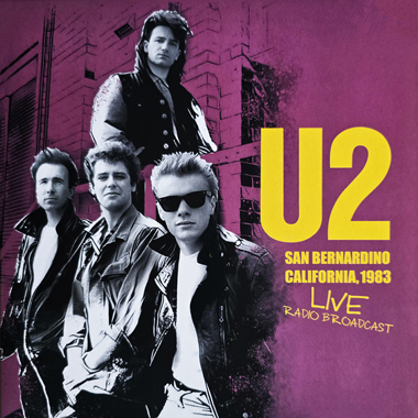 U2 san bernardino california 1983 bw