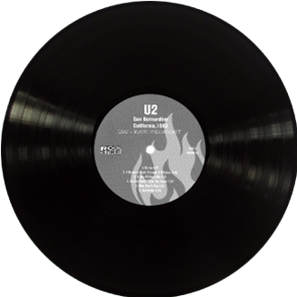 U2 san bernardino california 1983 bw