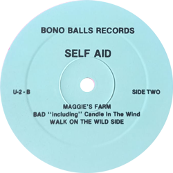 U2 self aid bono balls rec